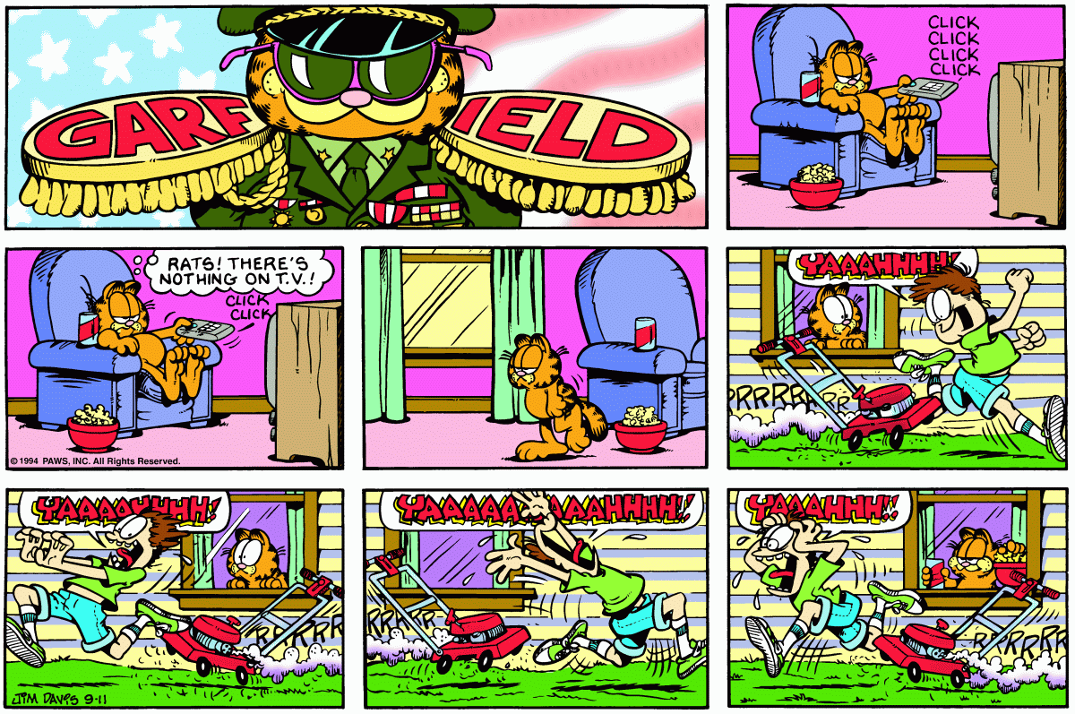 Garfield, September 11, 1994