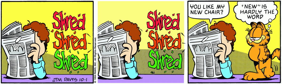 Garfield, October 1, 1994
