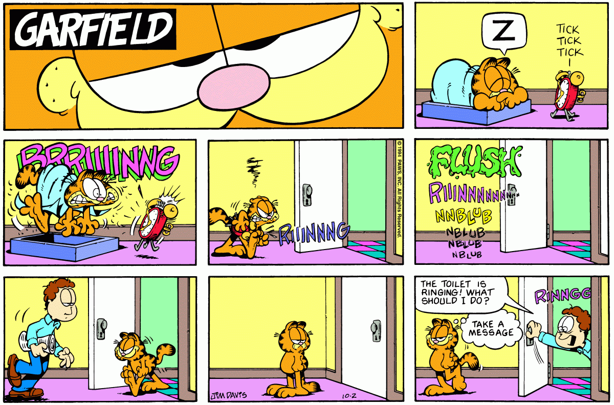 Garfield, October 2, 1994