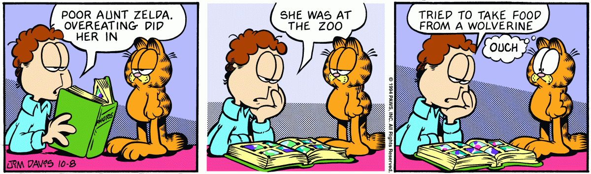 Garfield, October 8, 1994
