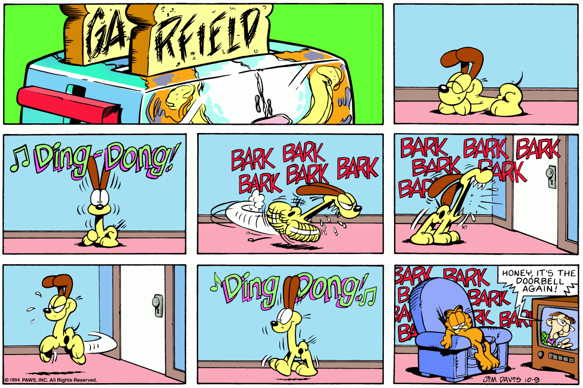 Garfield, October 9, 1994