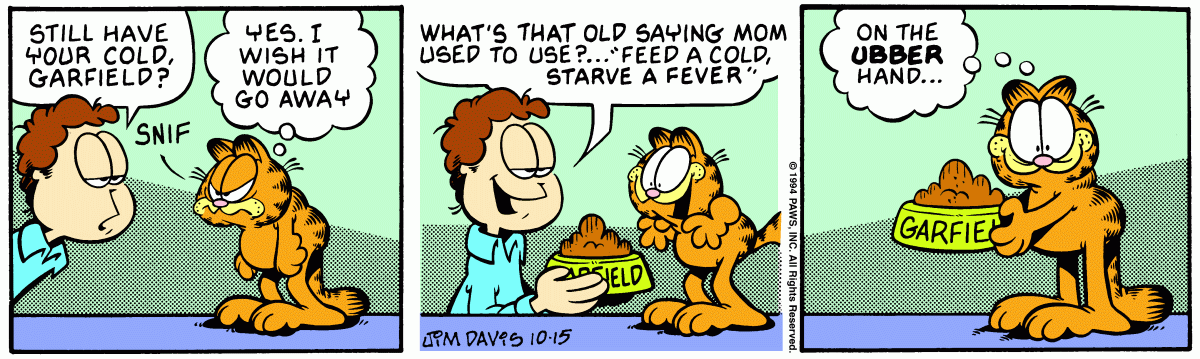 Garfield, October 15, 1994