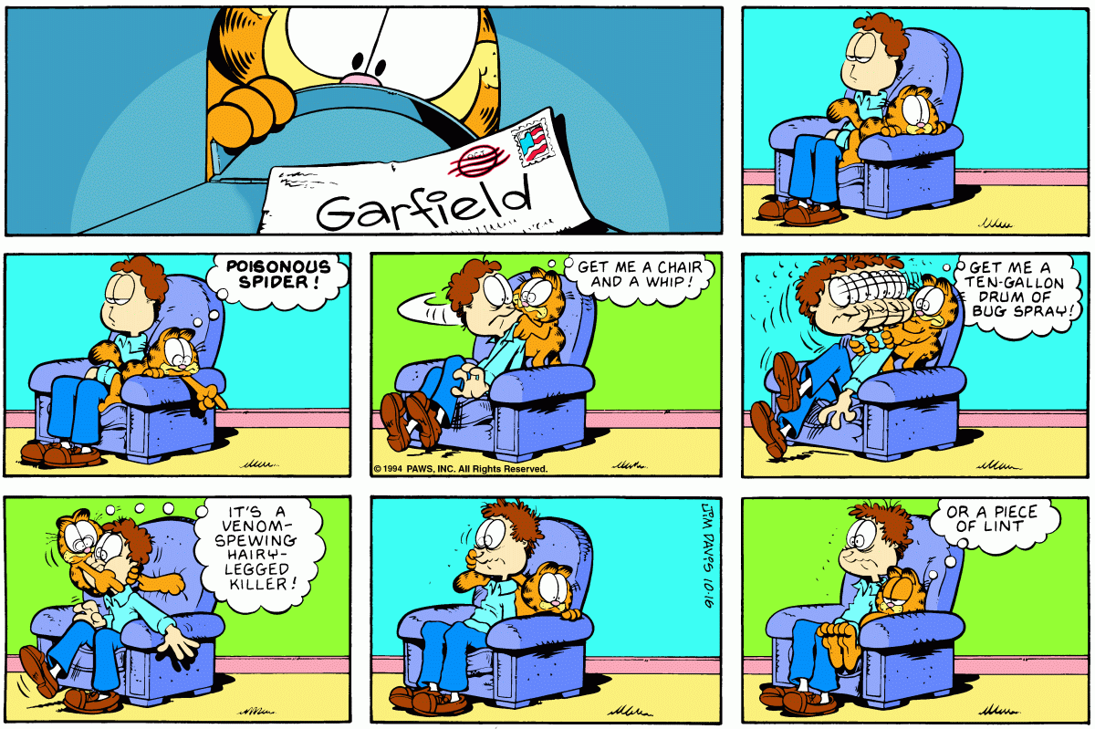 Garfield, October 16, 1994