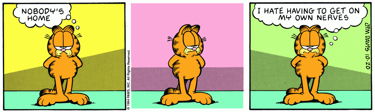 Garfield comic strip for Thursday, October 20, 1994