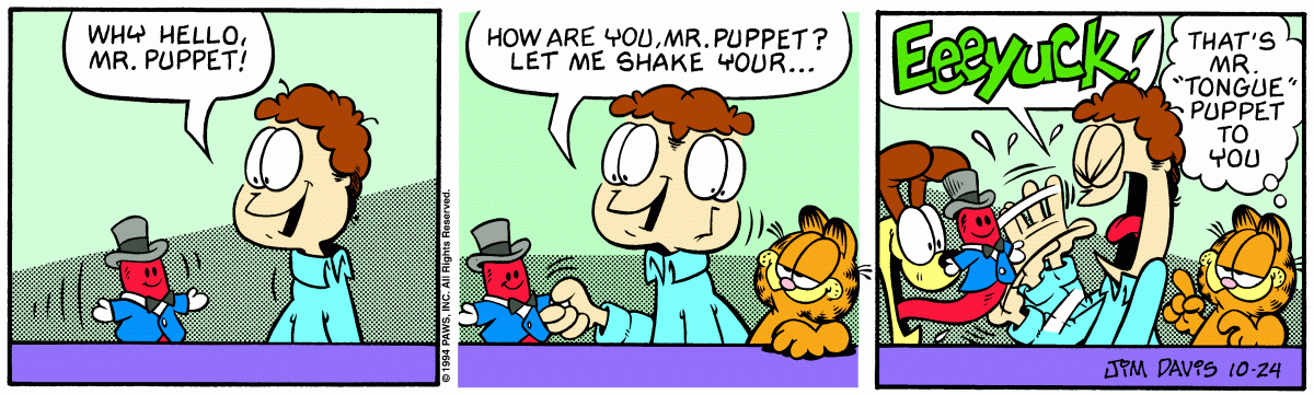 Garfield comic strip for Monday, October 24, 1994