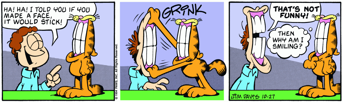 Garfield comic strip for Thursday, October 27, 1994