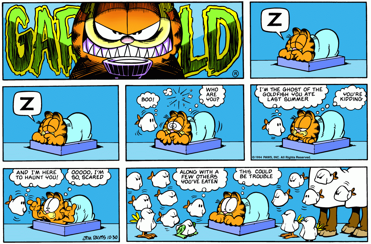 Garfield, October 30, 1994