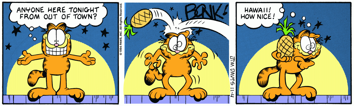 Garfield, November 4, 1994