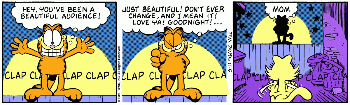 Garfield, November 5, 1994
