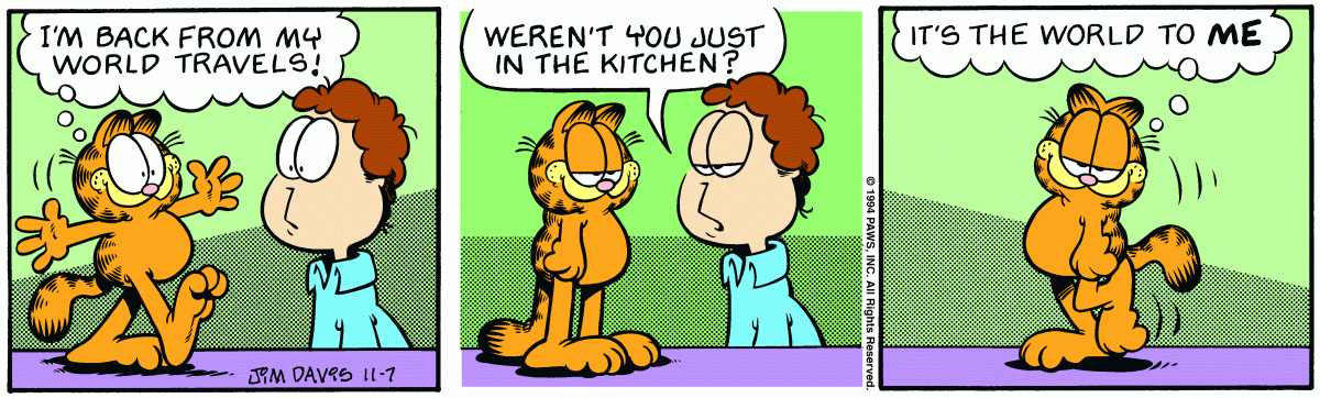 Garfield, November 7, 1994
