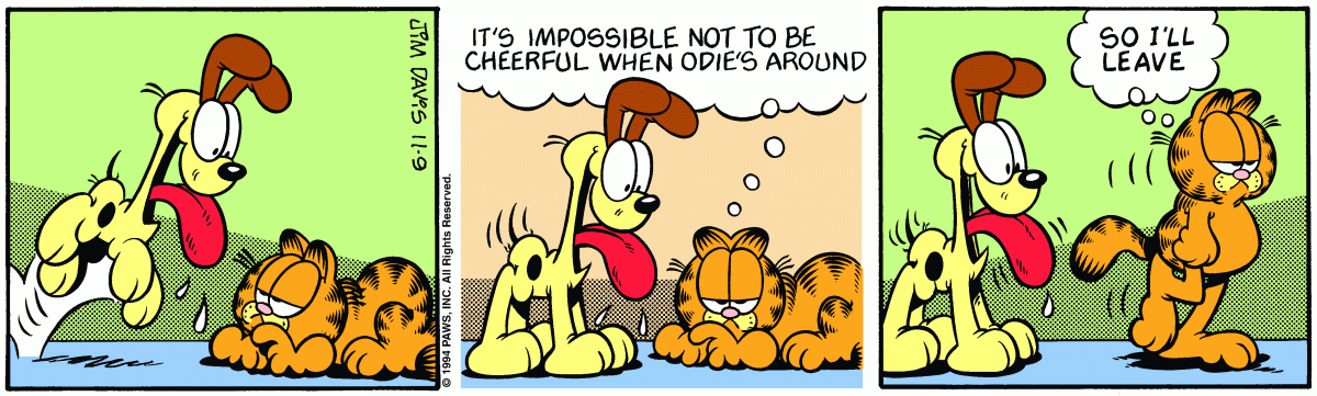 Garfield, November 9, 1994