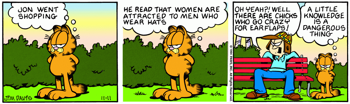 Garfield, November 11, 1994