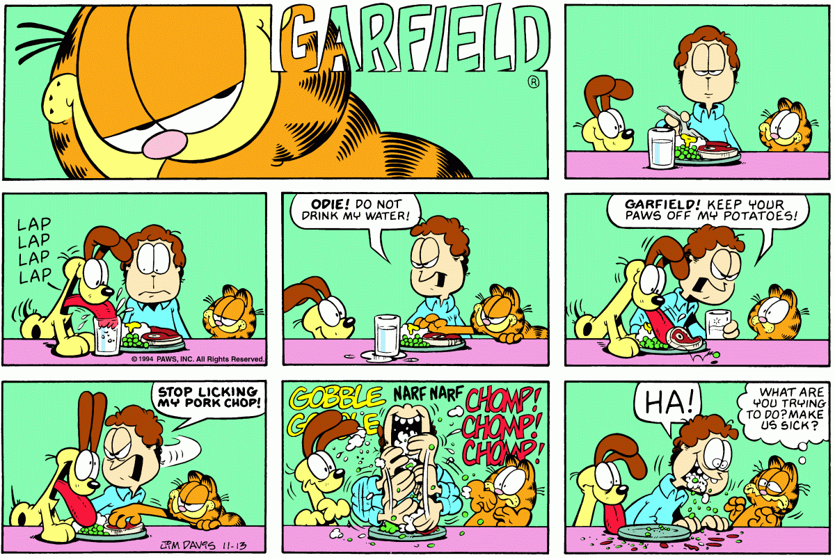 Garfield, November 13, 1994