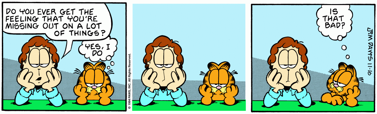 Garfield, November 16, 1994
