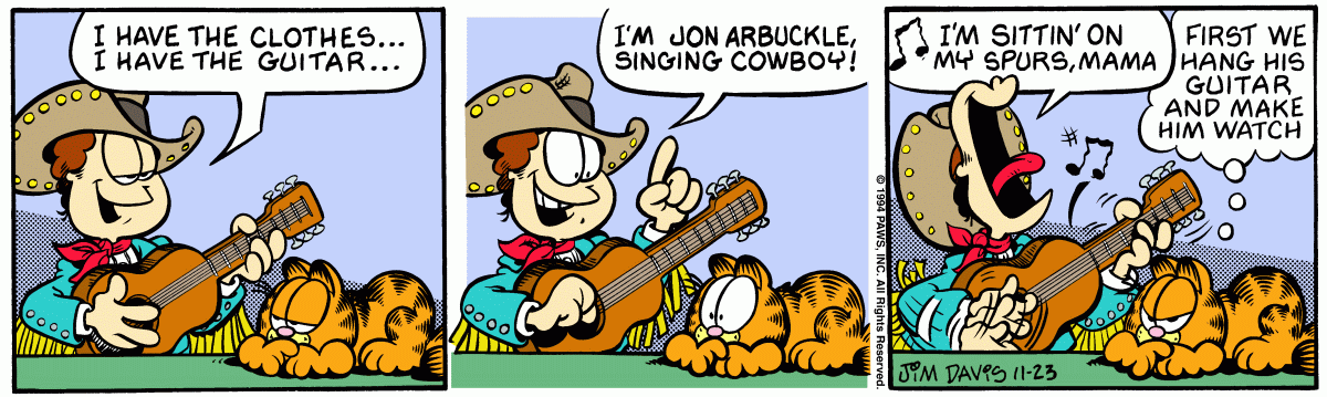Garfield, November 23, 1994