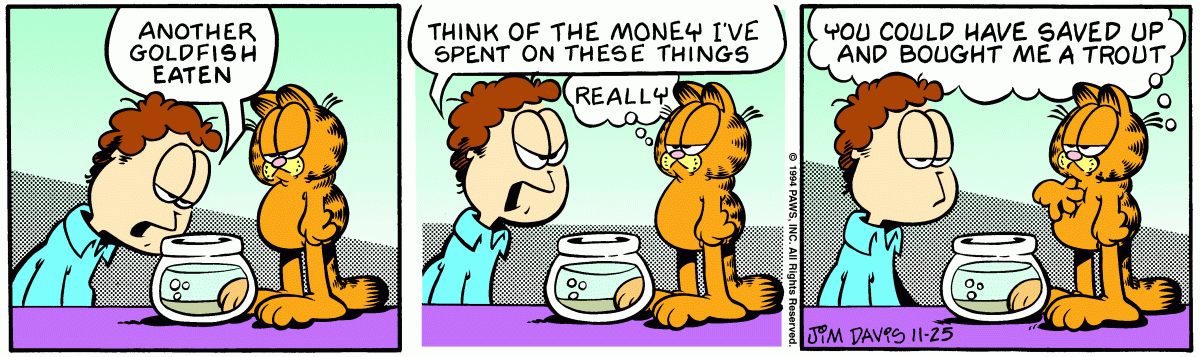 Garfield, November 25, 1994