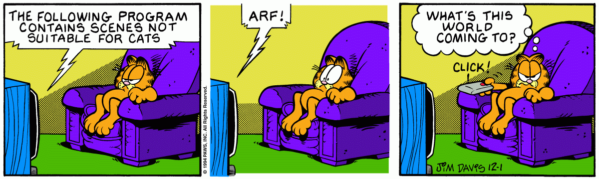 Garfield, December 1, 1994