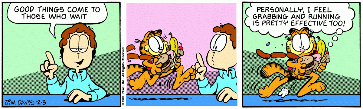 Garfield, December 3, 1994