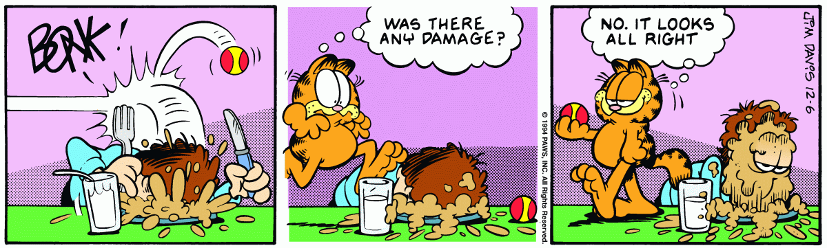 Garfield, December 6, 1994