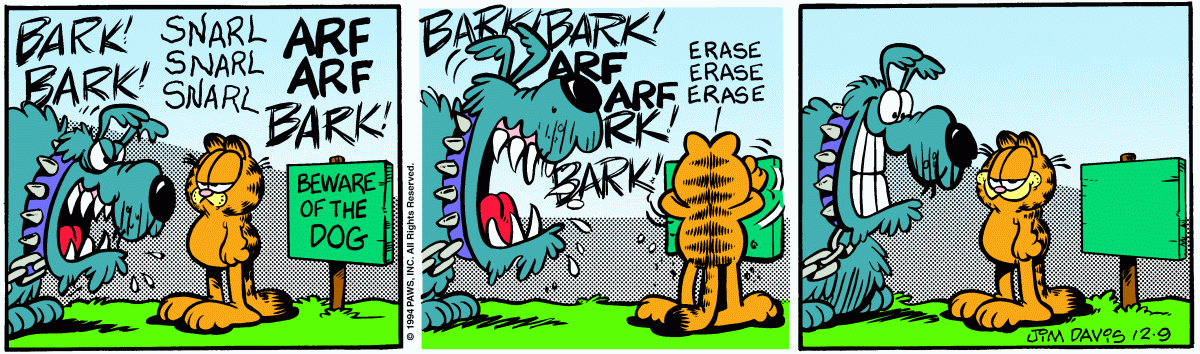 Garfield, December 9, 1994