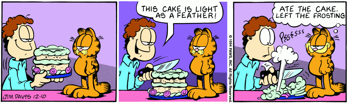 Garfield, December 10, 1994