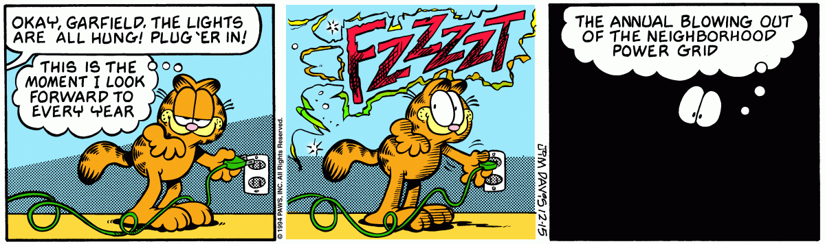 Garfield, December 15, 1994