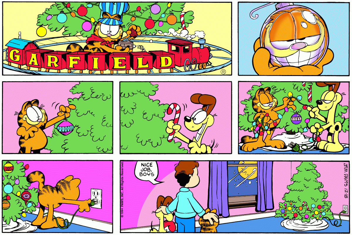 Garfield, December 18, 1994