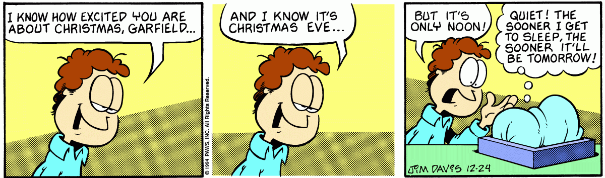 Garfield, December 24, 1994