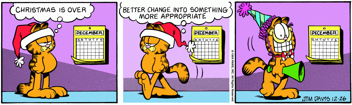 Garfield, December 26, 1994