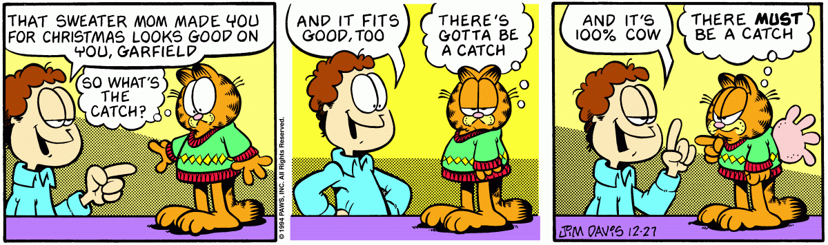 Garfield, December 27, 1994