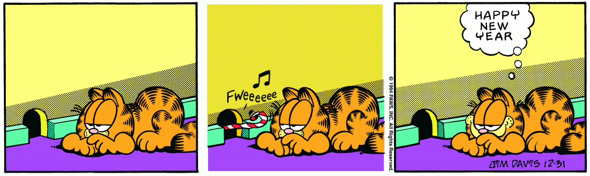 Garfield, December 31, 1994