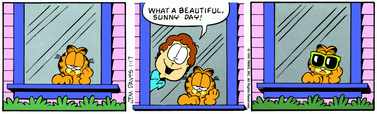 Garfield, January 17, 1995