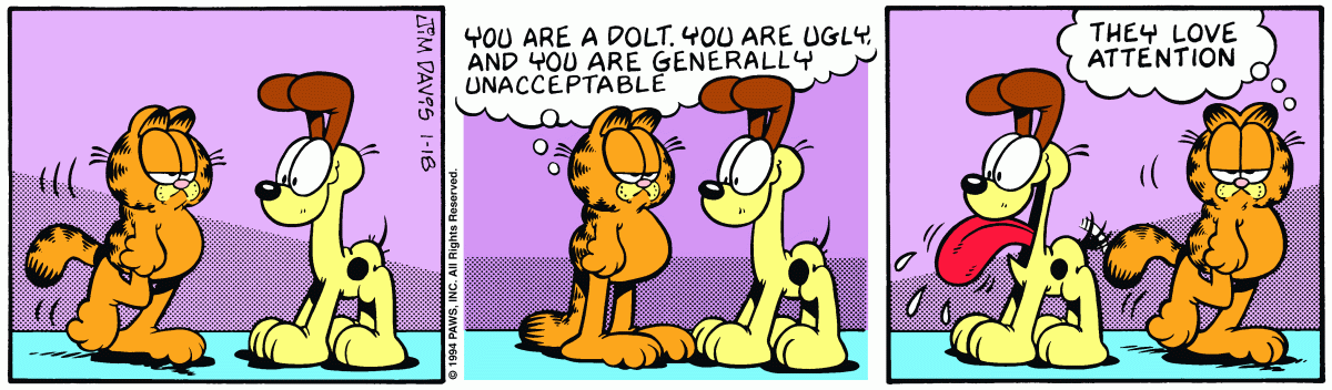 Garfield, January 18, 1995