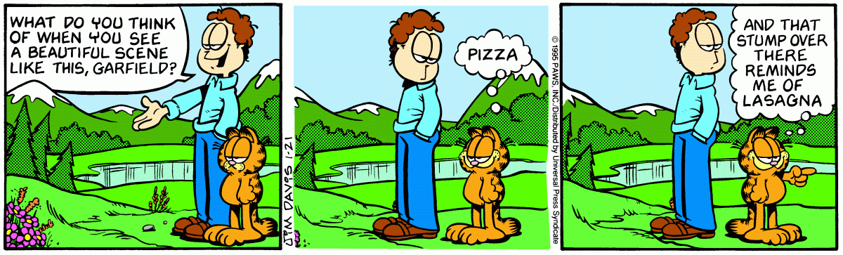 Garfield, January 21, 1995