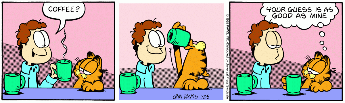 Garfield, January 23, 1995