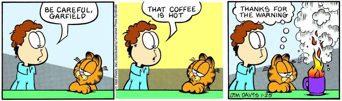 Garfield, January 25, 1995