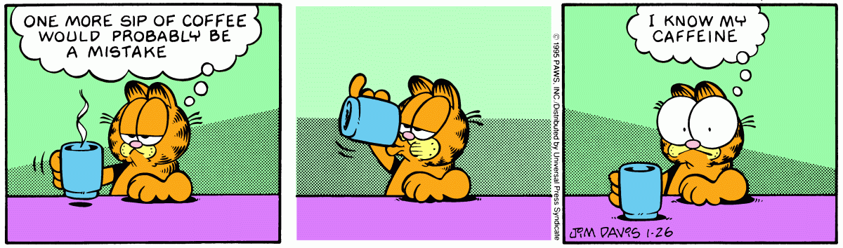 Garfield, January 26, 1995