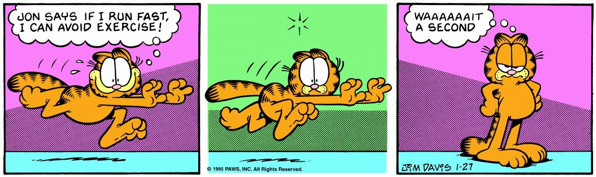 Garfield, January 27, 1995