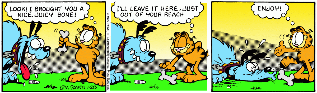 Garfield, January 28, 1995