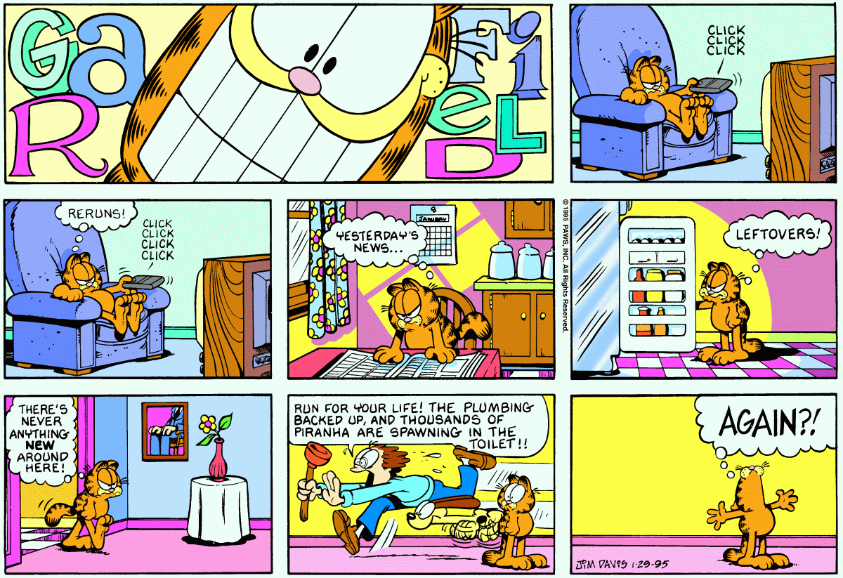 Garfield, January 29, 1995