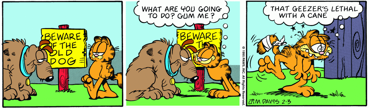 Garfield, February 3, 1995