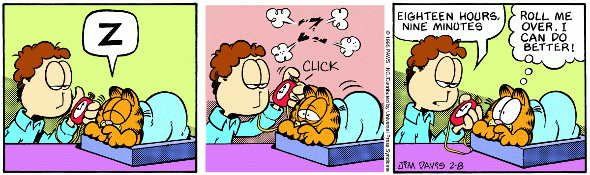 Garfield, February 8, 1995