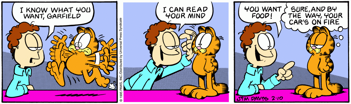 Garfield, February 10, 1995