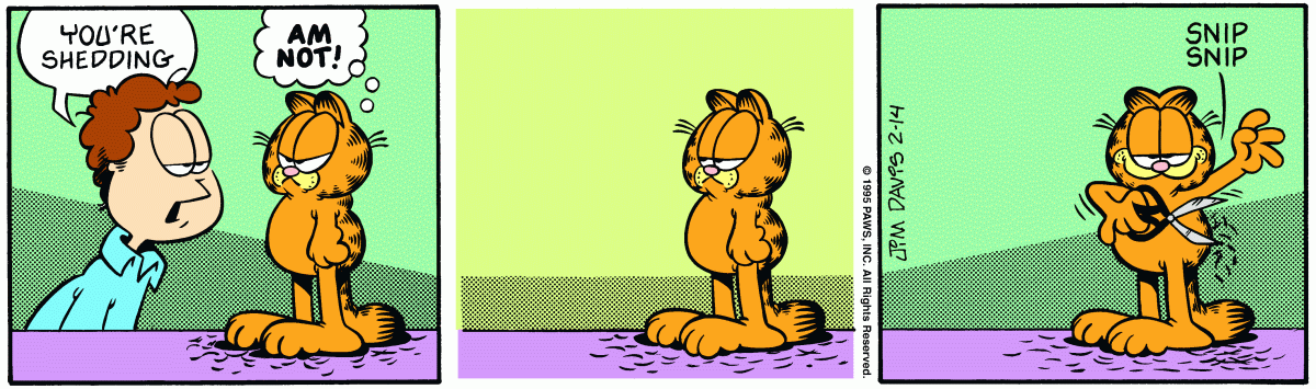 Garfield, February 14, 1995