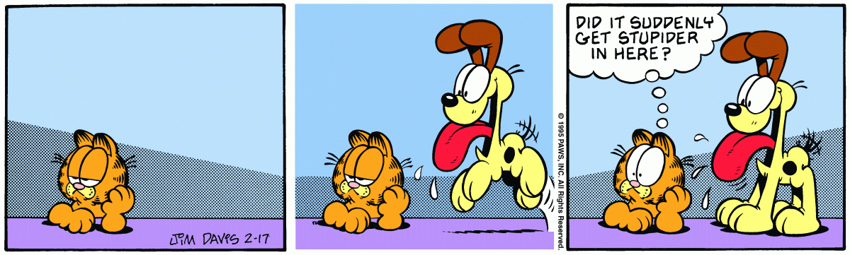Garfield, February 17, 1995