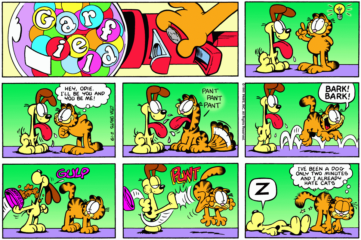 Garfield, February 19, 1995