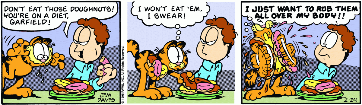 Garfield, February 24, 1995
