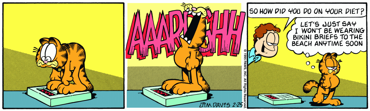 Garfield, February 25, 1995