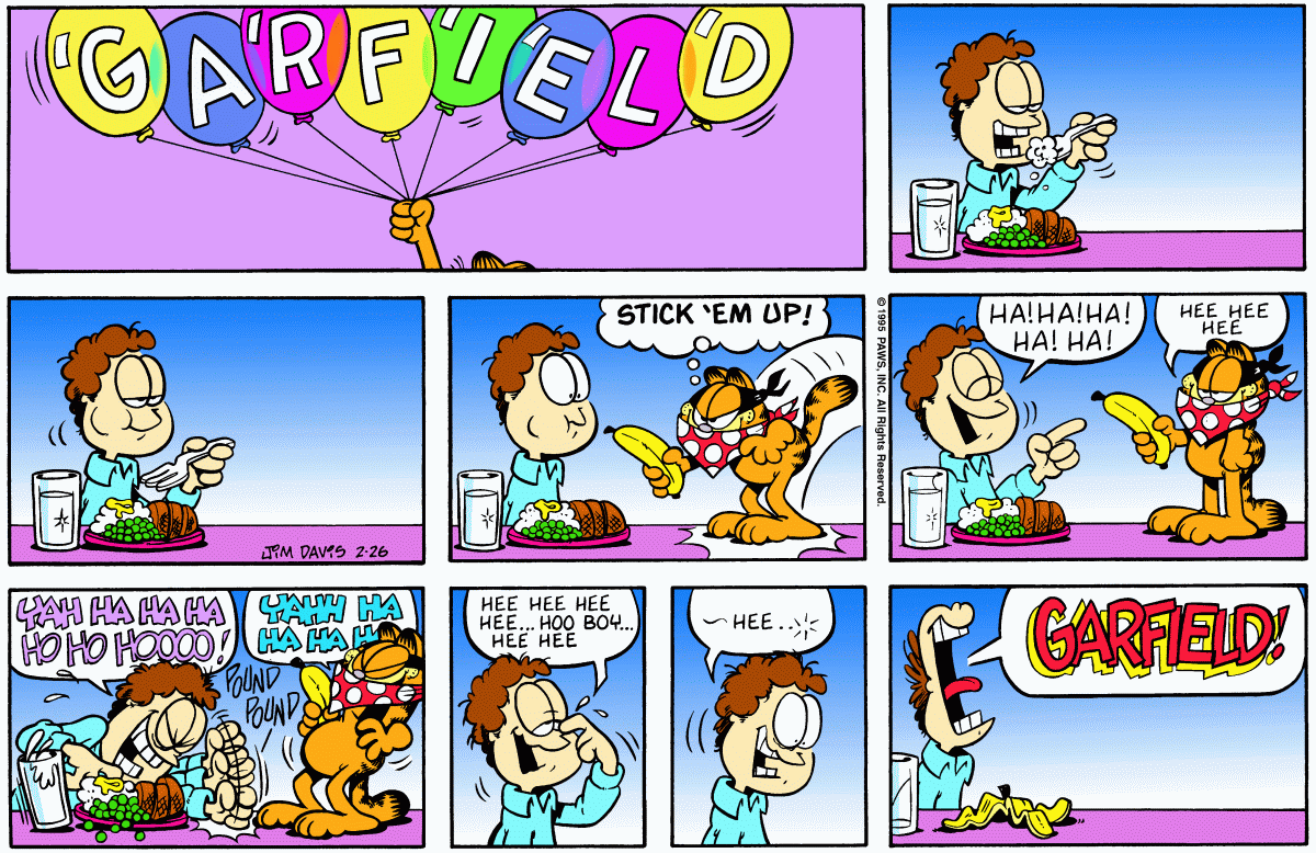 Garfield, February 26, 1995