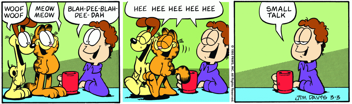 Garfield, March 3, 1995
